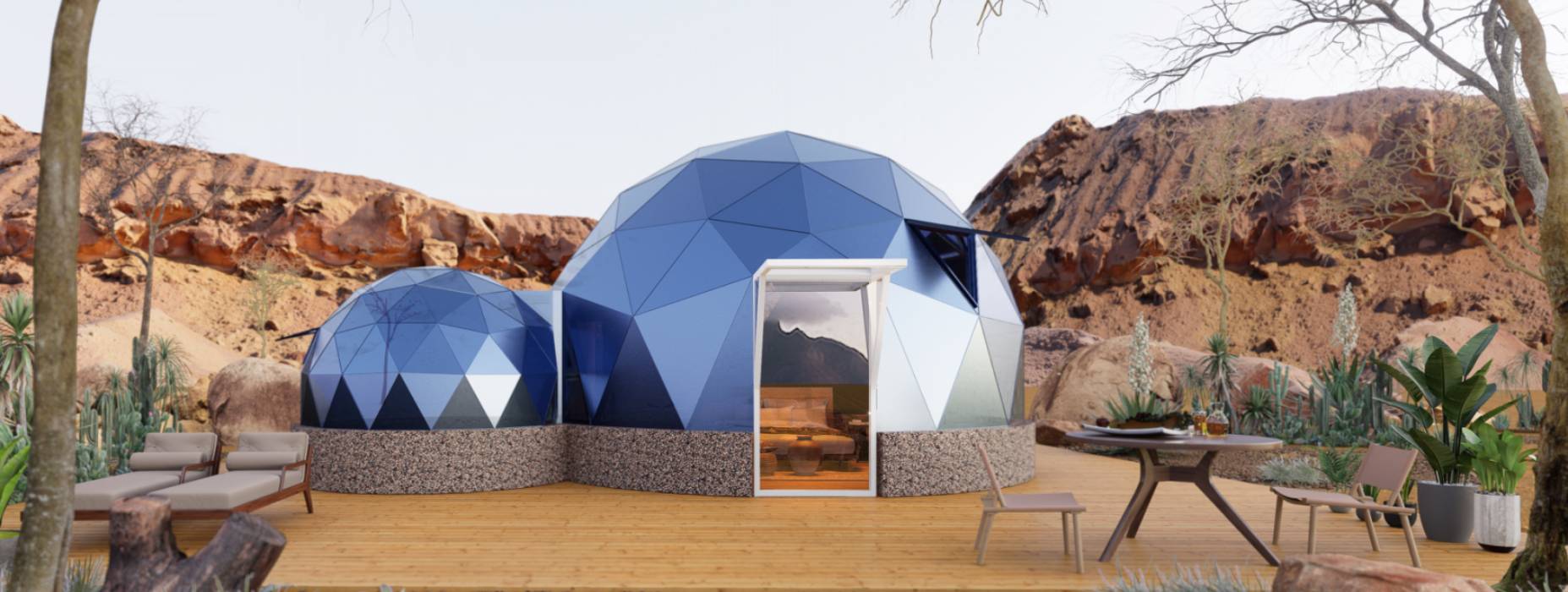 湟源县球形智能光伏玻璃星空房